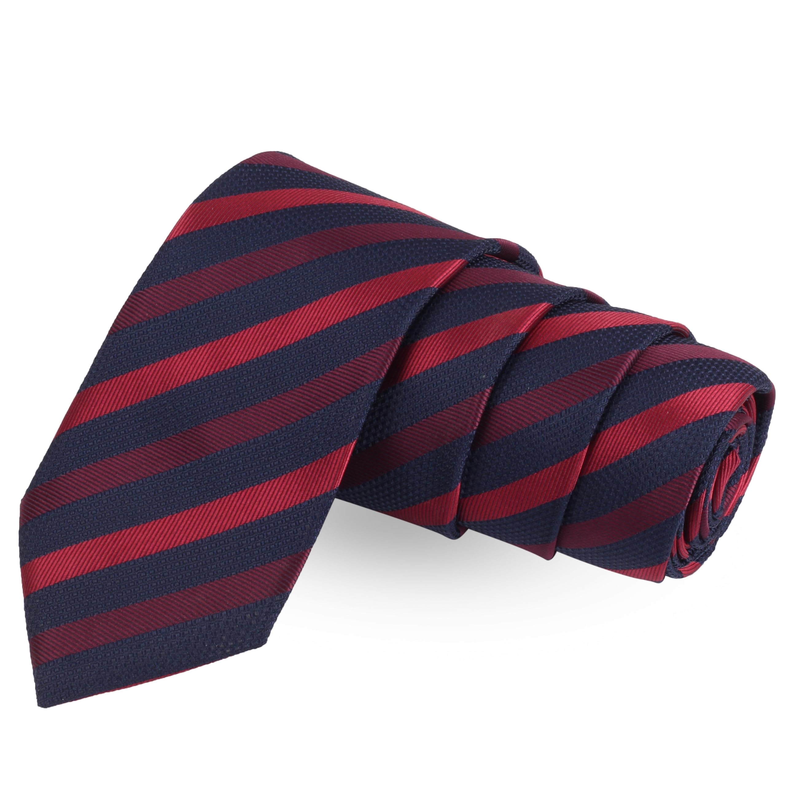 peluche Stunning Alley Black Colored Microfiber Necktie For Men-picture-7