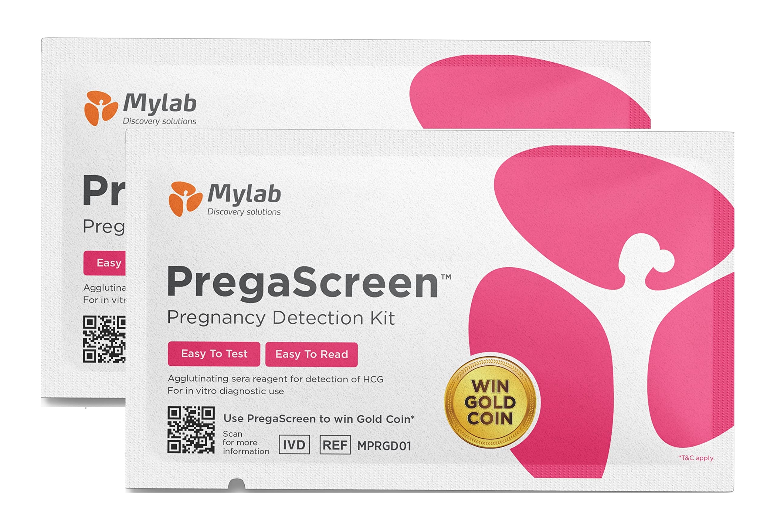 MyLab Pregnancy Test Advanced, Midstream Urine Test, One Step Pregnancy Test, Test at Home, Pregnancy Test Fast, Pregnancy Kit, Accurate Prega Results Pack of 2