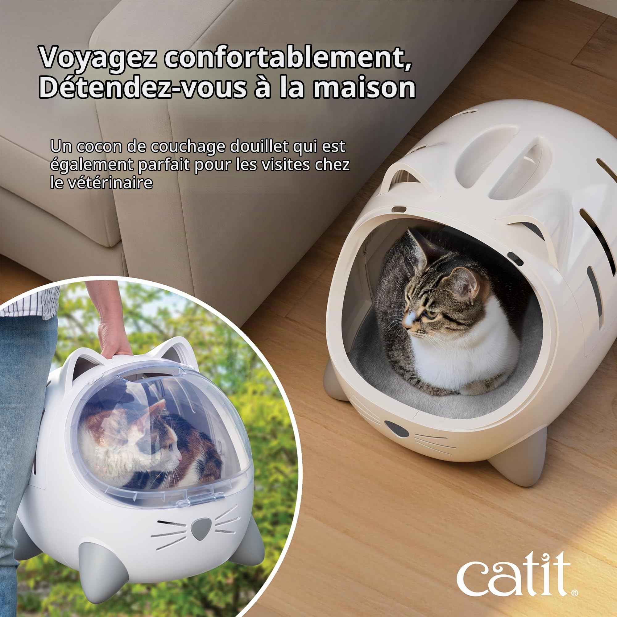 Sac de Transport et lit Catit PIXI Mio