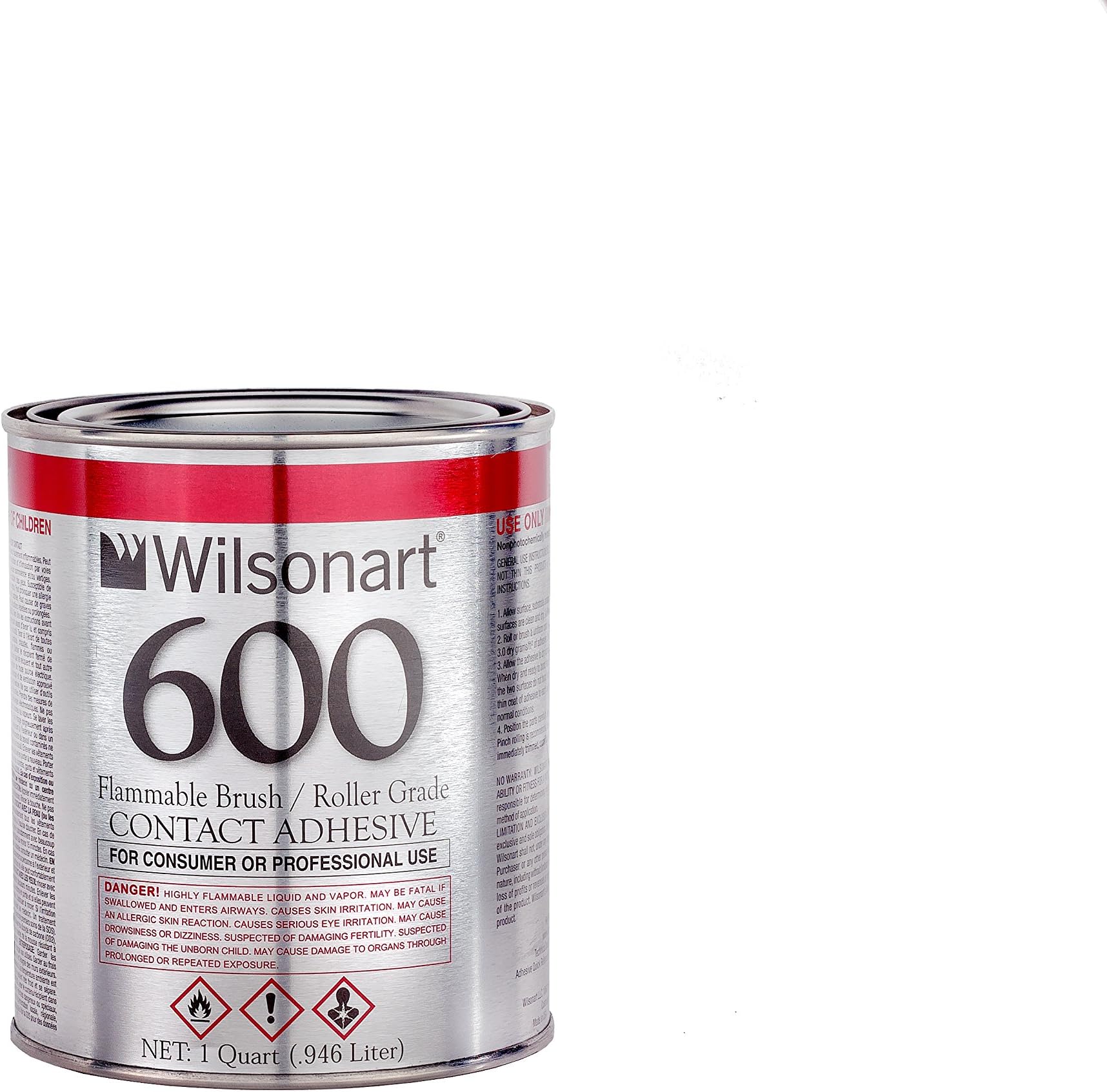 Wilsonart 600 Premium Consumer Grade High Strength Contact Contact (Quart)