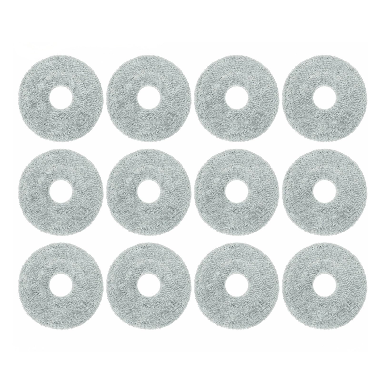 RANJIAO Mop Cloth,Compatible for Ecovacs Deebot X5 Omni / X5 MAX / X5 PRO,Robot Vacuum Cleaner Spare Parts Vacuum Cleaner Parts(Mop-12PCS)
