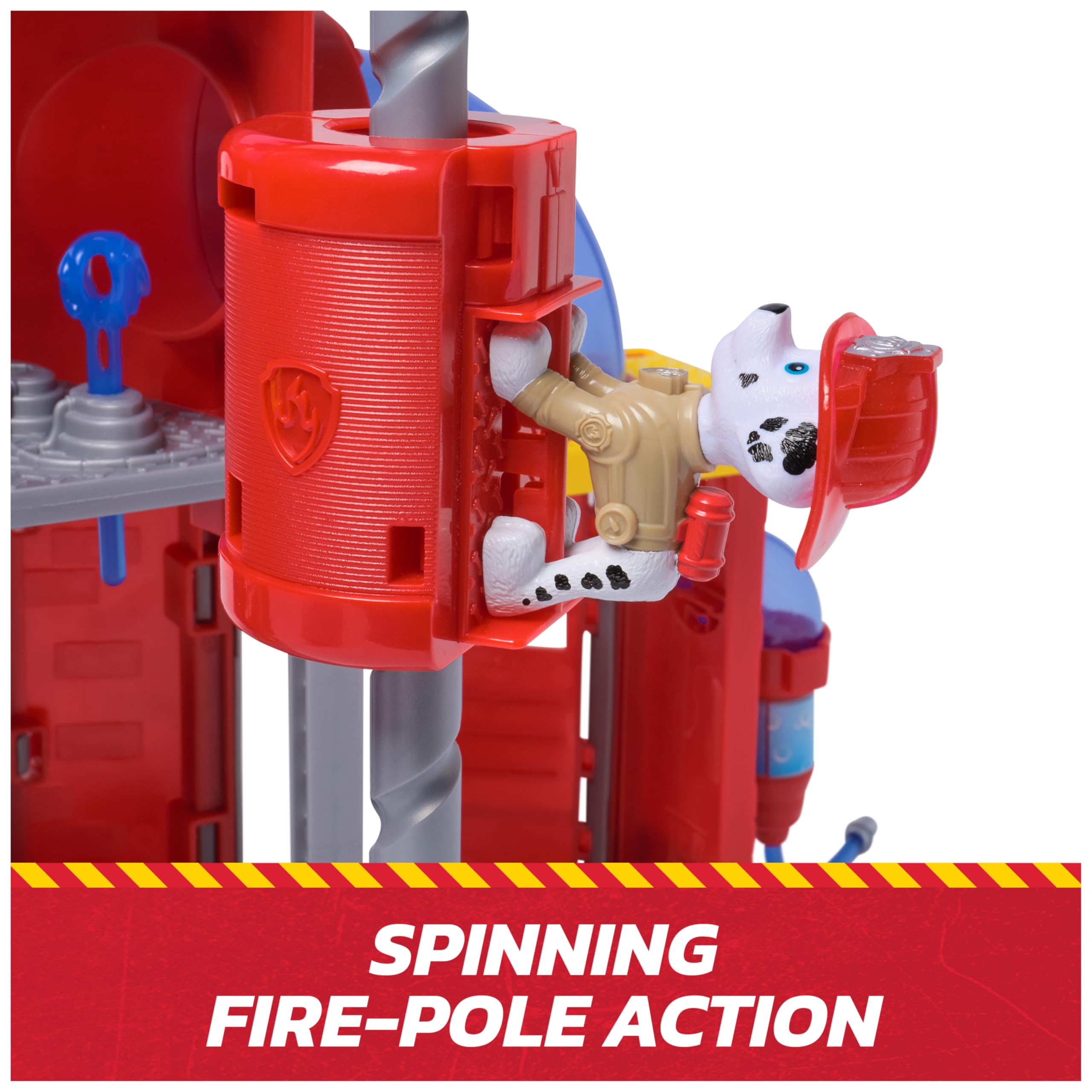 Centrum dowodzenia ratownictwem strażackim PAW Patrol z figurką Marshalla, zabawkami dla dzieci dla chłopców i dziewcząt w wieku od 3 lat