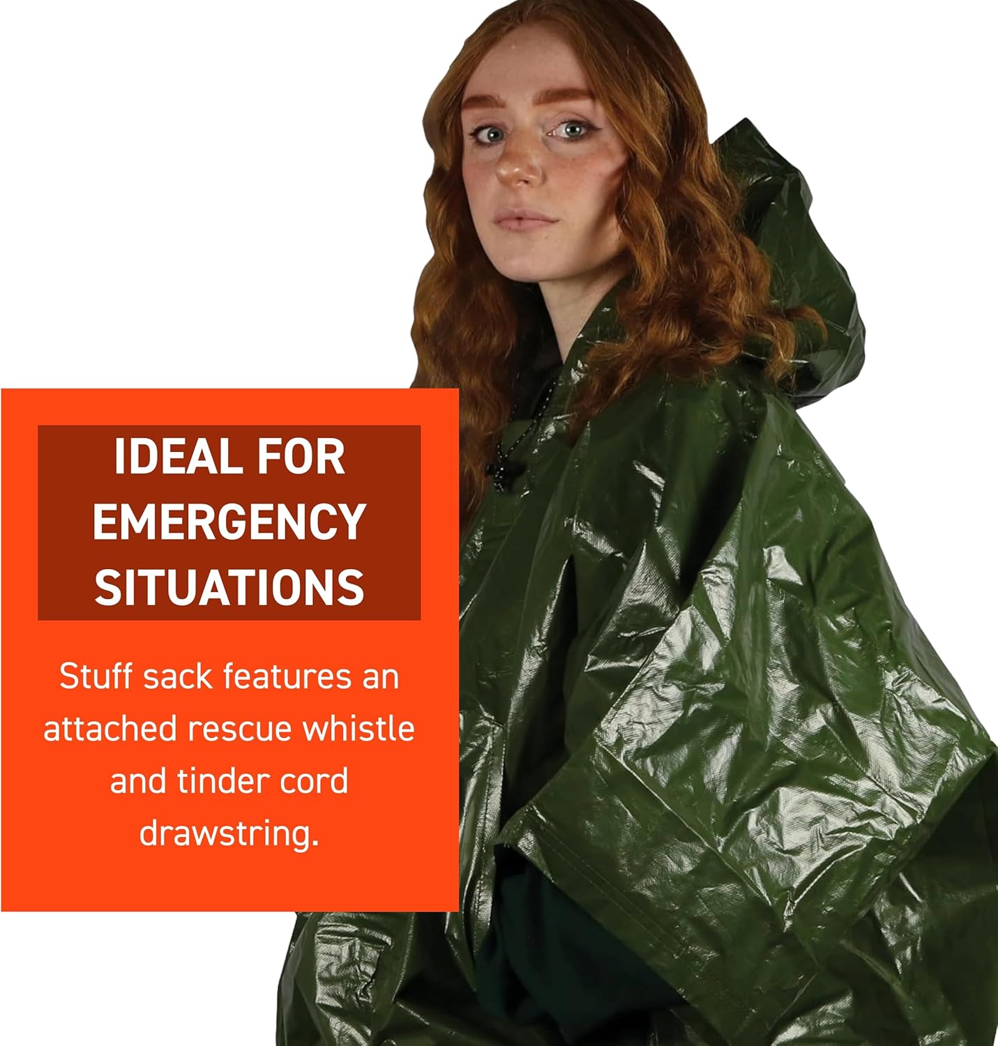 SOL Sport Utility Poncho, Green