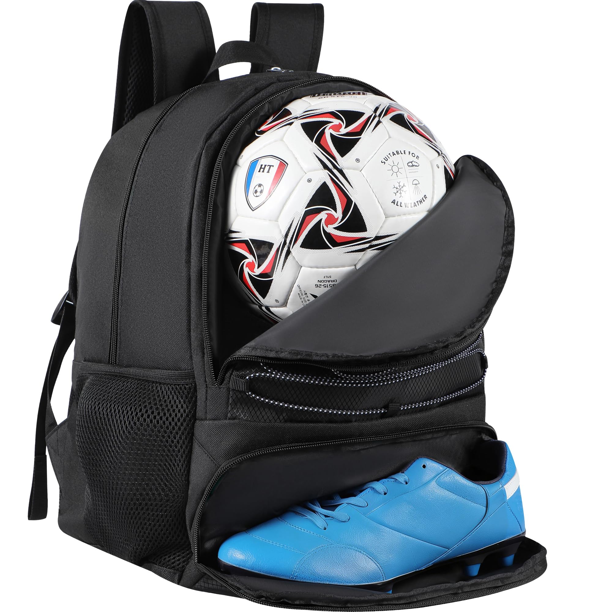 TRAILKICKER Soccer Ball Basketball Bag for Men Women Kids 30L