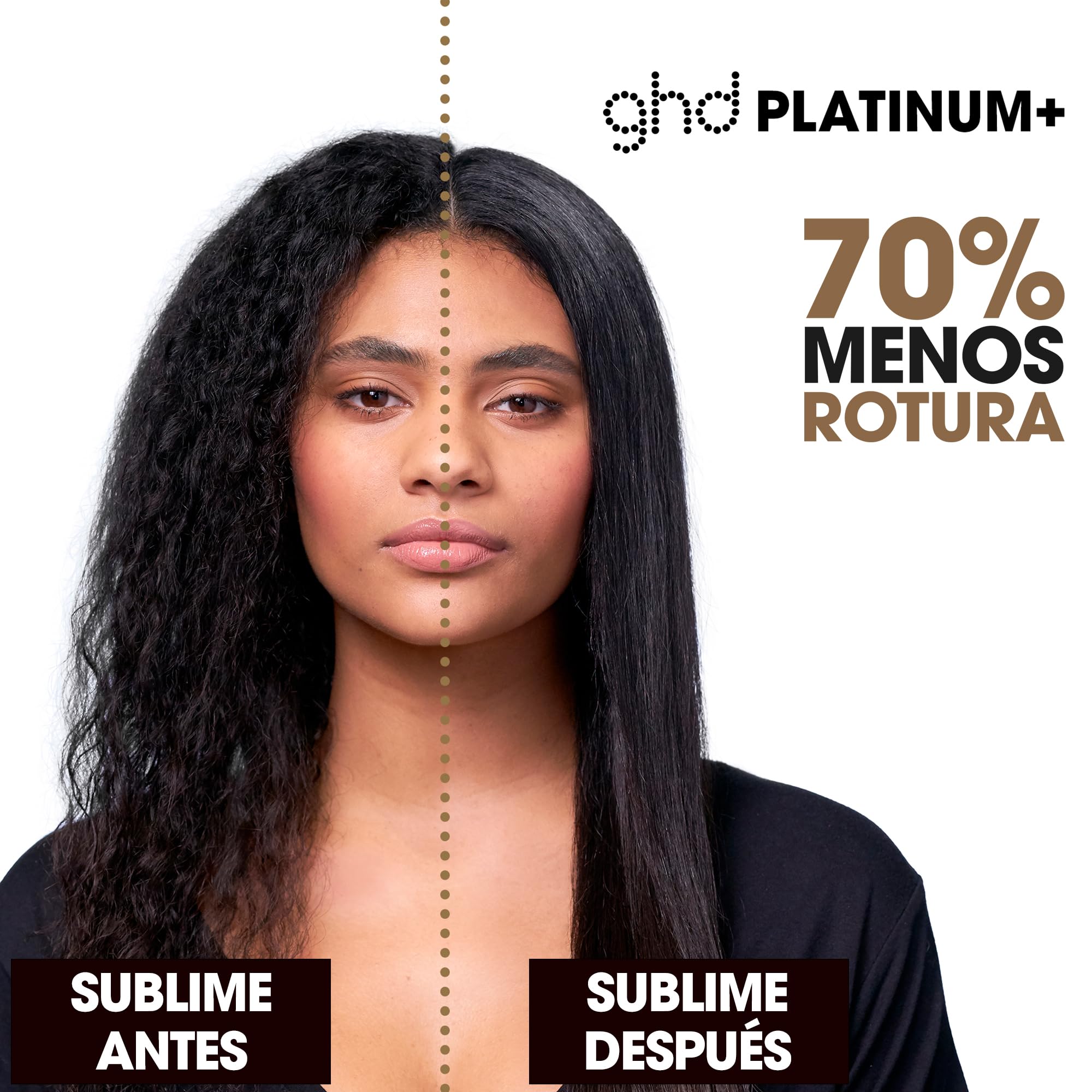 ghd Platinum+ - Plancha de Pelo Profesional Inteligente, Cabello Más fuerte, Más Brillo y Protección del Color - Para todo Tipo de Cabello - (Enchufe Europeo) — view 2