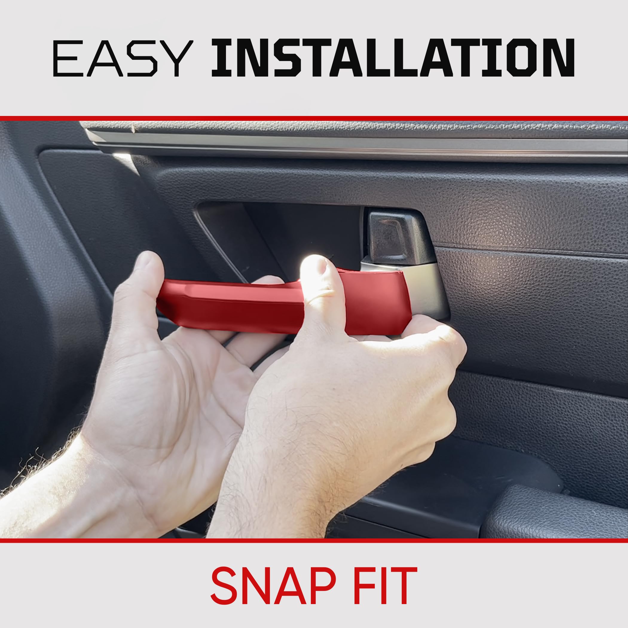 AJT DESIGN Car Door Handle Cover Compatible With Toyota