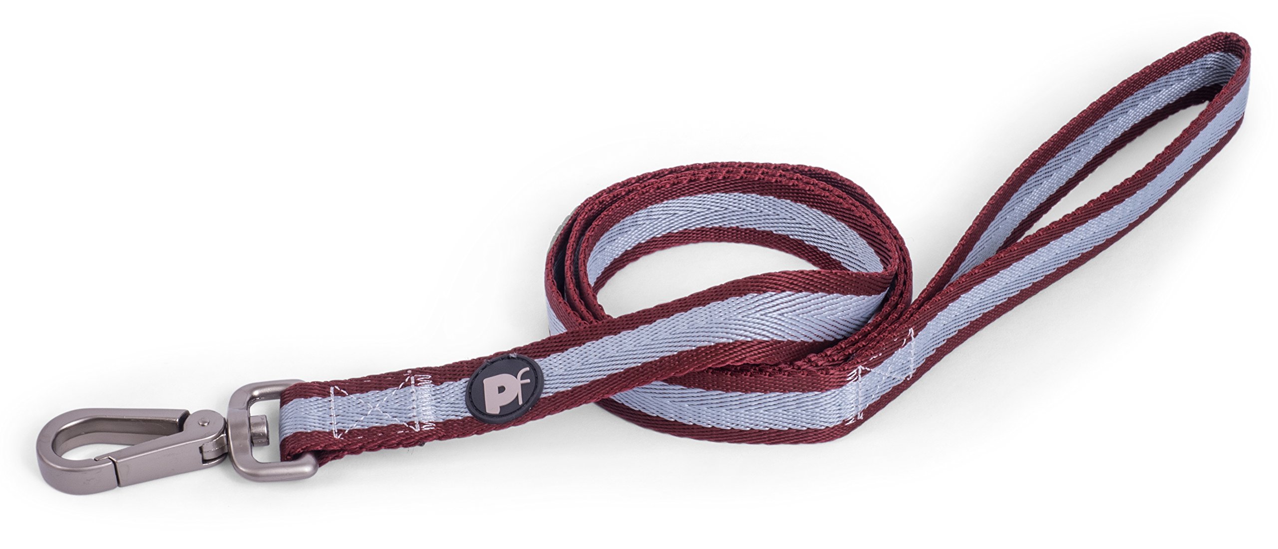 Petface Ox Blood Stripe Dog Lead, Medium