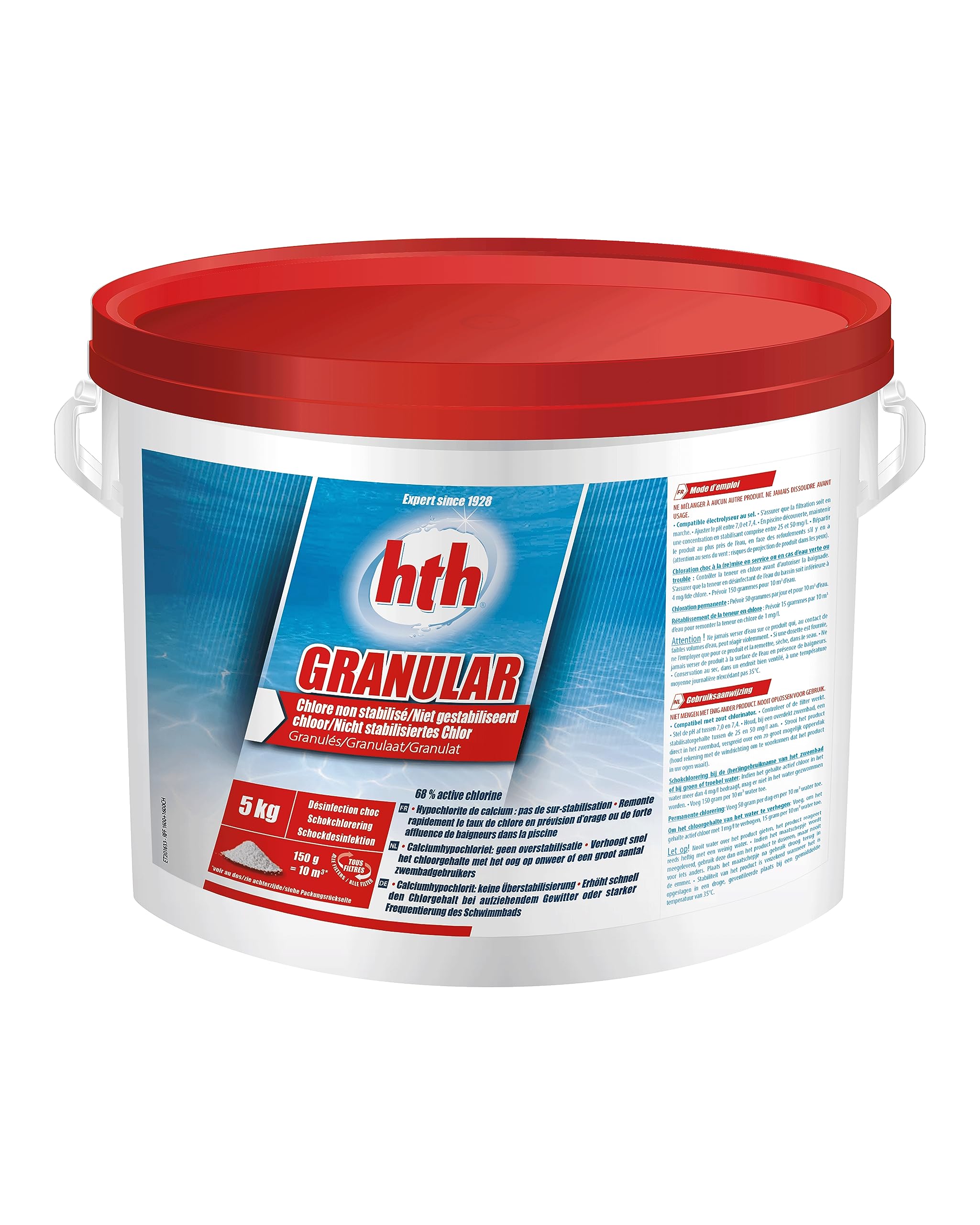 HTH® GRANULAR Calciumhypochlorit anorganisch, Schockchlor, 5 kg