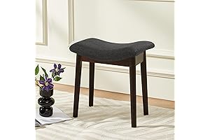 18 Inch Vanity Stool for Small Spaces
