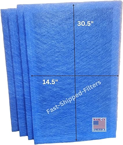 Paquete de 3 filtros de envío rápido de repuesto diseñados para adaptarse a filtros de aire SpacePak, almohadillas de filtro de repuesto AC-RBC,