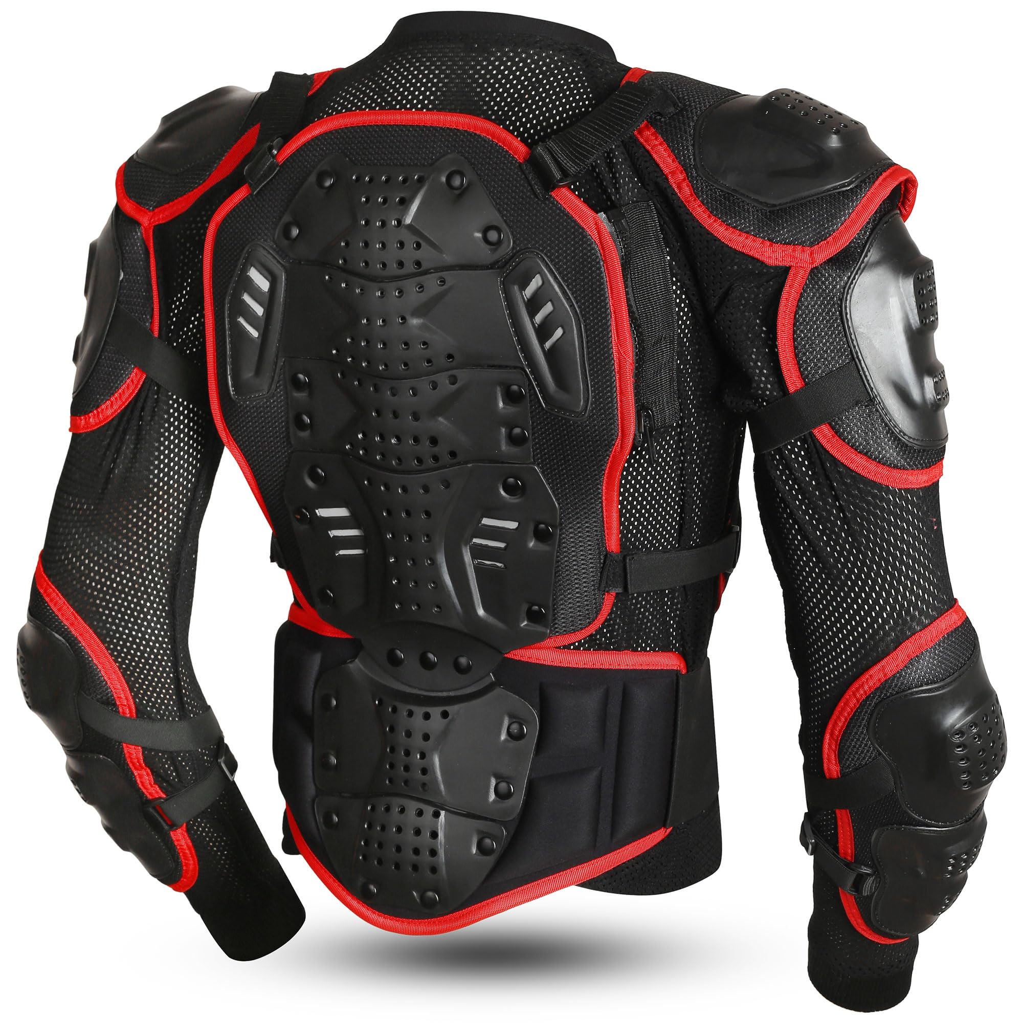 STORM Protector de Espalda para Moto MTB, Mujer Hombre Adulto Enduro Columna Vertebral Protector de Pecho para Motocross con protección