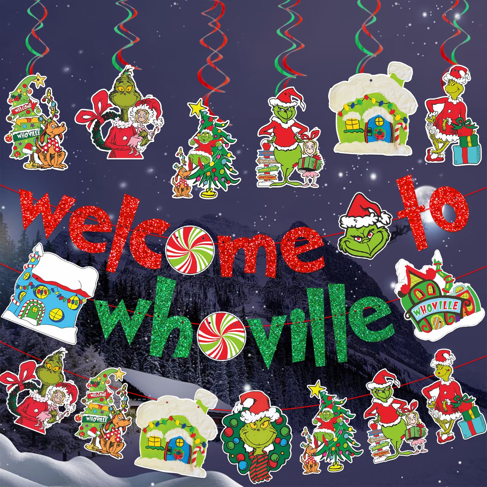 Gring Sign Post Grinch Printable Signs