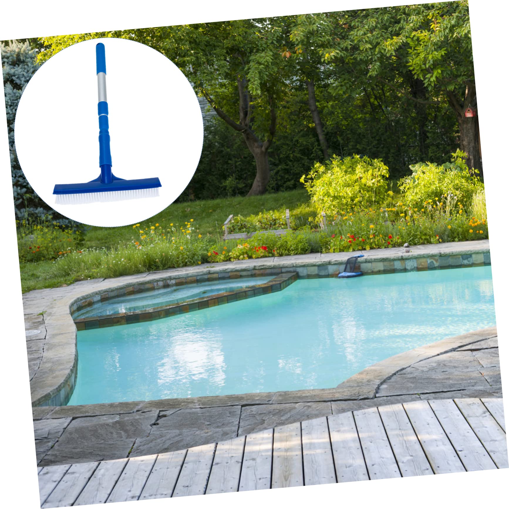 Hemobllo Cepillo De Limpieza De Piscinas para Azulejos y Paredes De Cepillos para Limpiar Piscinas Suministros De Limpieza