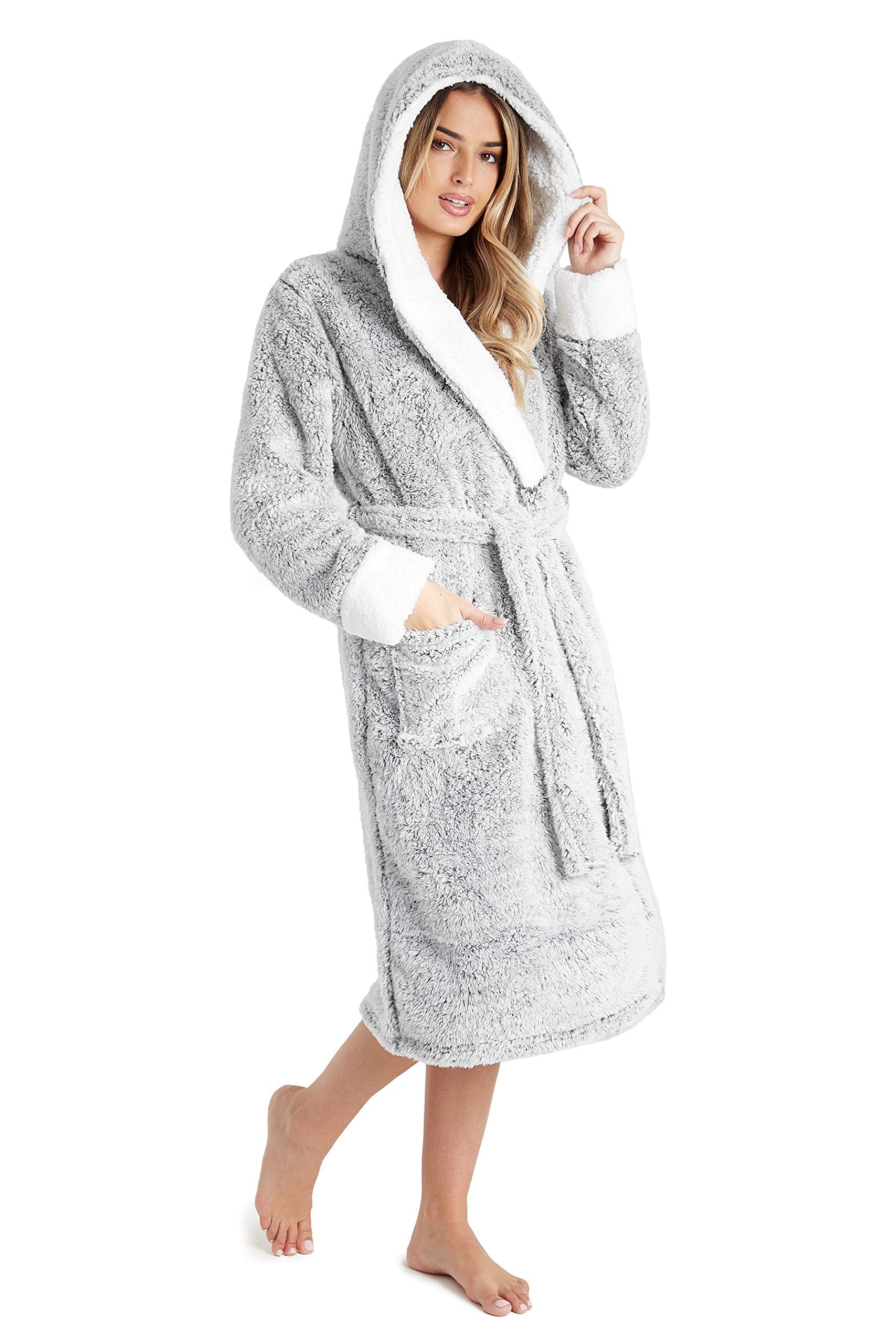 Dressing Gown Women, Fluffy Bath Robes for Women, Gifts for Her