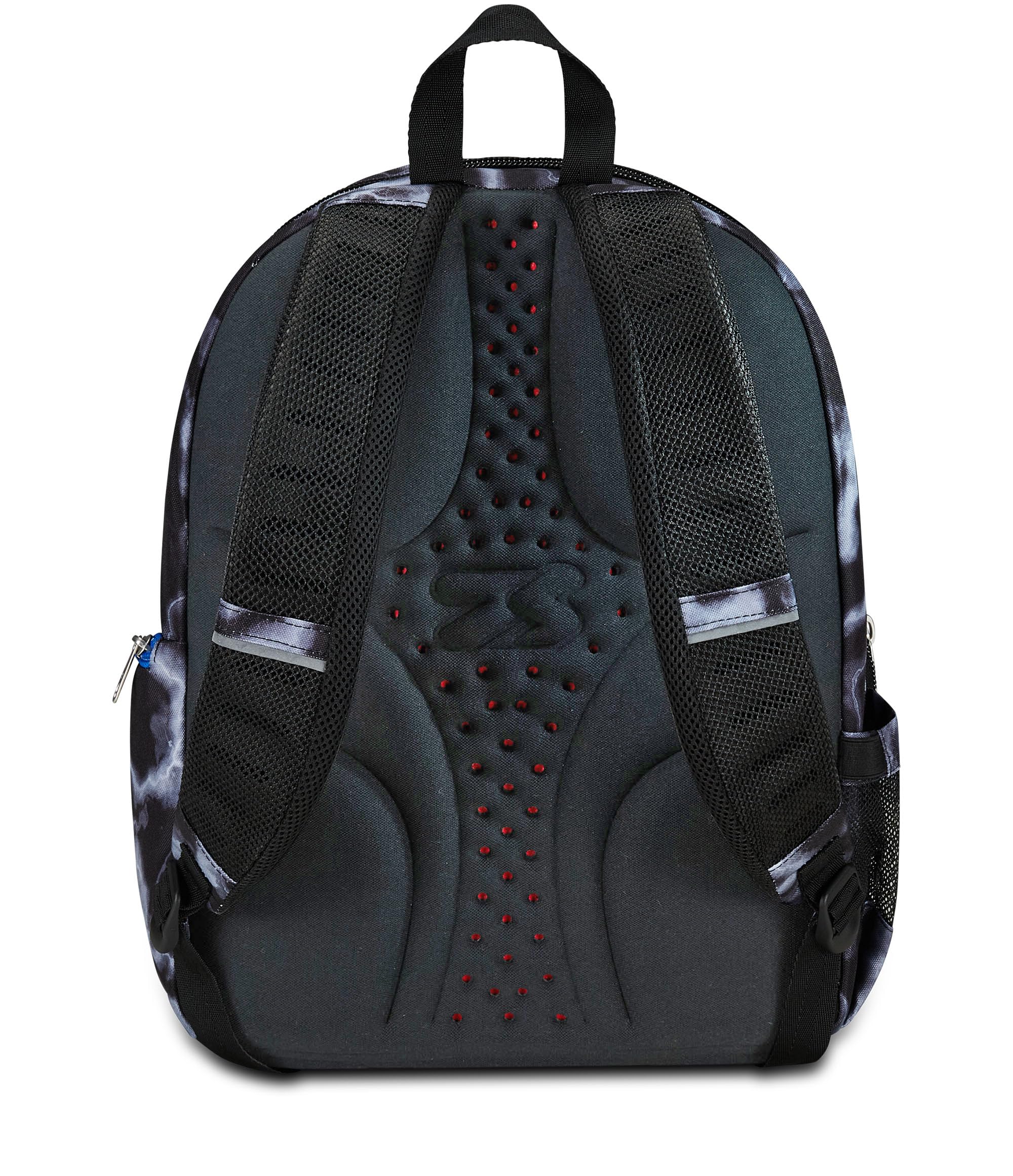 Seven Zaino Scuola Advanced, Nero Giallo, Mark On Boy, Zaino Doppio Scomparto Con Tasca Porta PC o Tablet, Tasca Porta Borraccia e Organizer, Zaino Scuole Medie e Superiori, Bambino Ragazzo