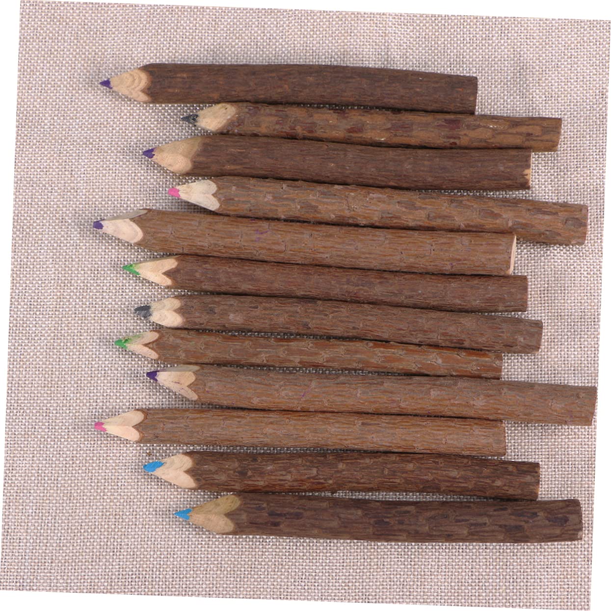 36 Pièces Crayon D'écorce Crayons De Branche D'arbre Crayons De Couleur Brindille à Dessin D'écorce De Brindille Crayon De Plombier D'arbre Bambou
