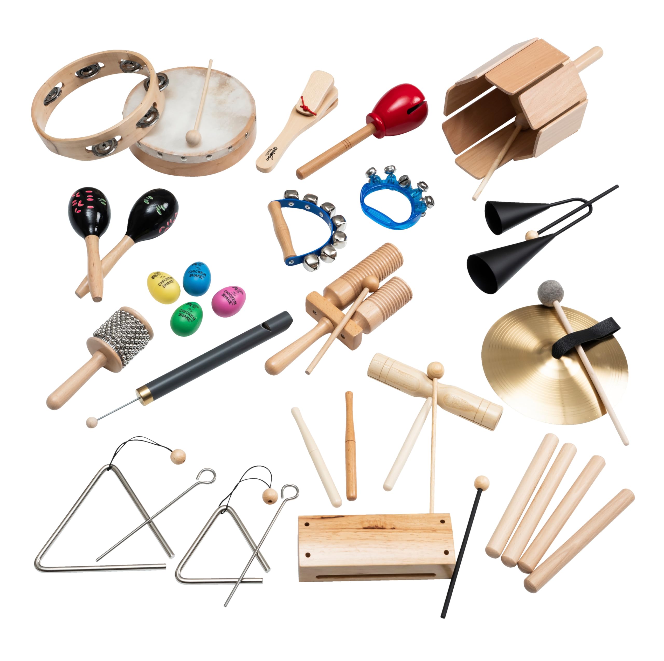 Betzold Musik - 24 Rhythmik-Instrumente, Set - Musik-Unterricht