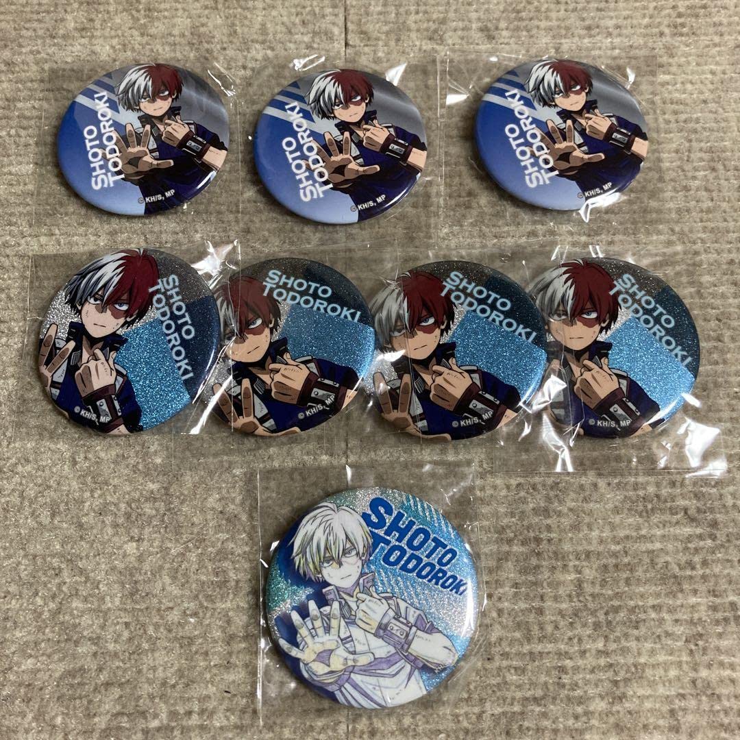 Amazon.co.jp: ヒロアカ 轟焦凍 ヒーロープラザ ヒロプラ 缶バッジ8点  