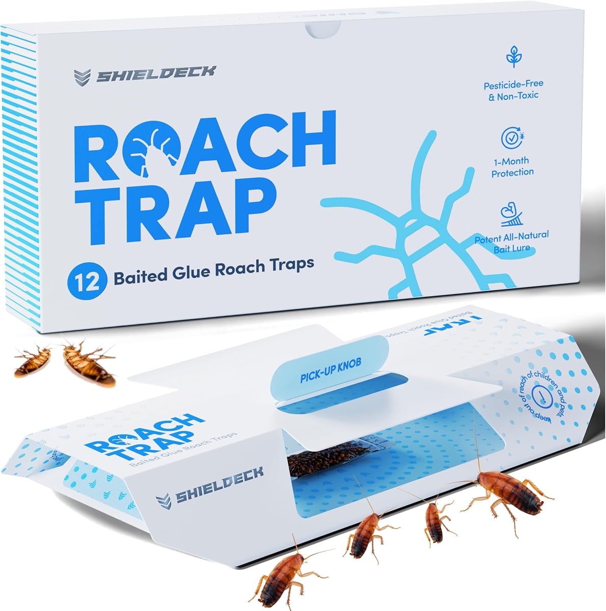 Shieldeck Roach Traps Indoor