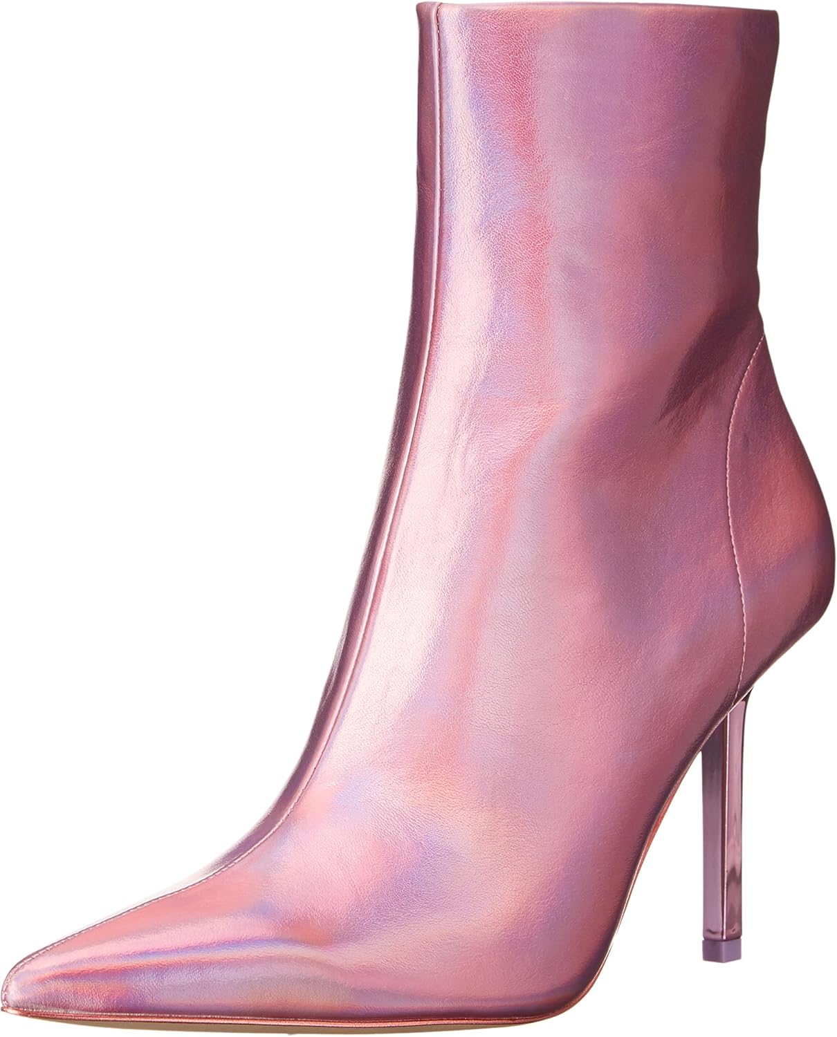 Steve Madden Women's Elysia Fashion Boot, Pink Iridescent, 7.5