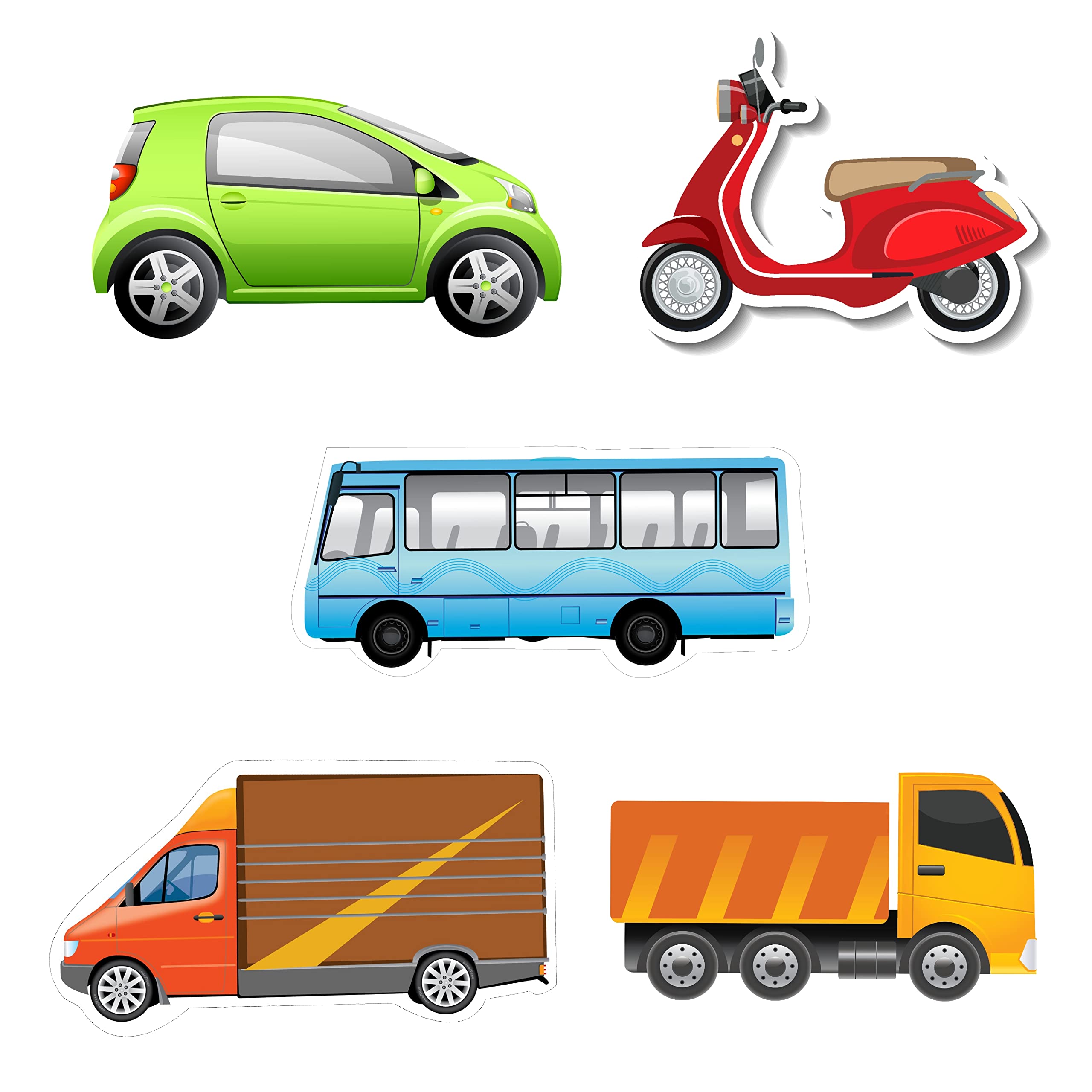 Pretty UR Party Transport Theme Paper Cutouts for Birthday Parties, Tranport Party Supplies décor, Birthday Party Decoration, Cut-Outs for Rooms, Boards - Multicolour (10 pcs) (B09655GHZH) Amazon Price History, Amazon Price Tracker