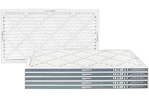 Amazon Basics Merv 11, 25x14x1 Air Filter, 6-Pack