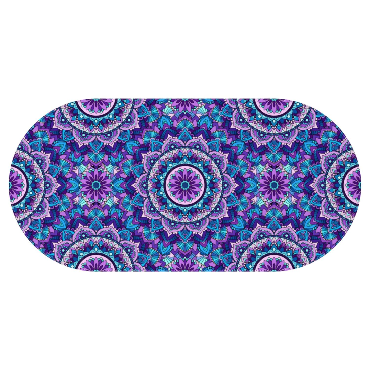 Aokoyi Mandala Tablecloth Boho 60X120 Inch, Bohemia Oval Table Cloth, Waterproof Washable Tablecloths For Party Picnic Dinner Kitchen Decor