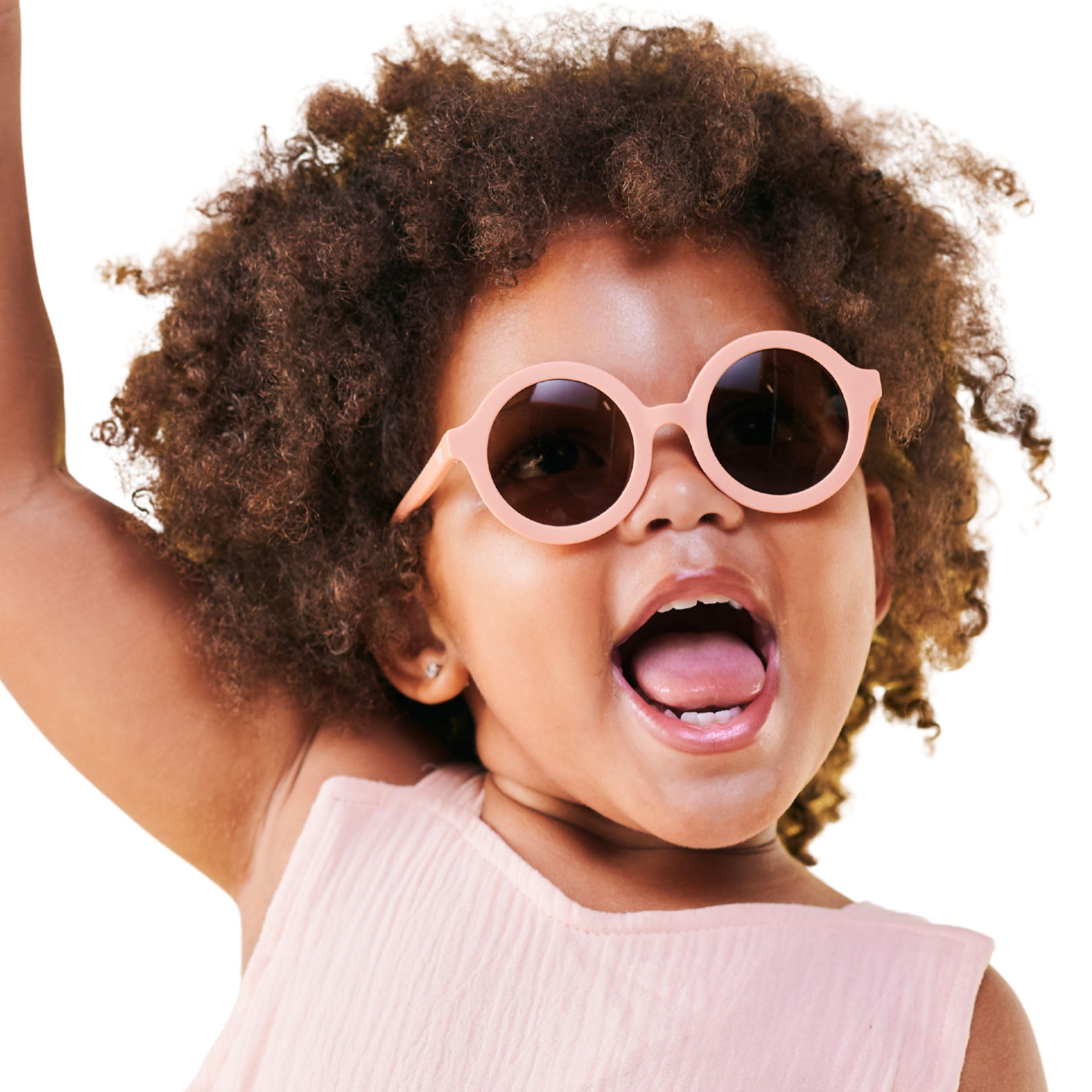 Babiators Lunettes de soleil pour bébé - UV400, Rose, Onesize (0-2yrs)