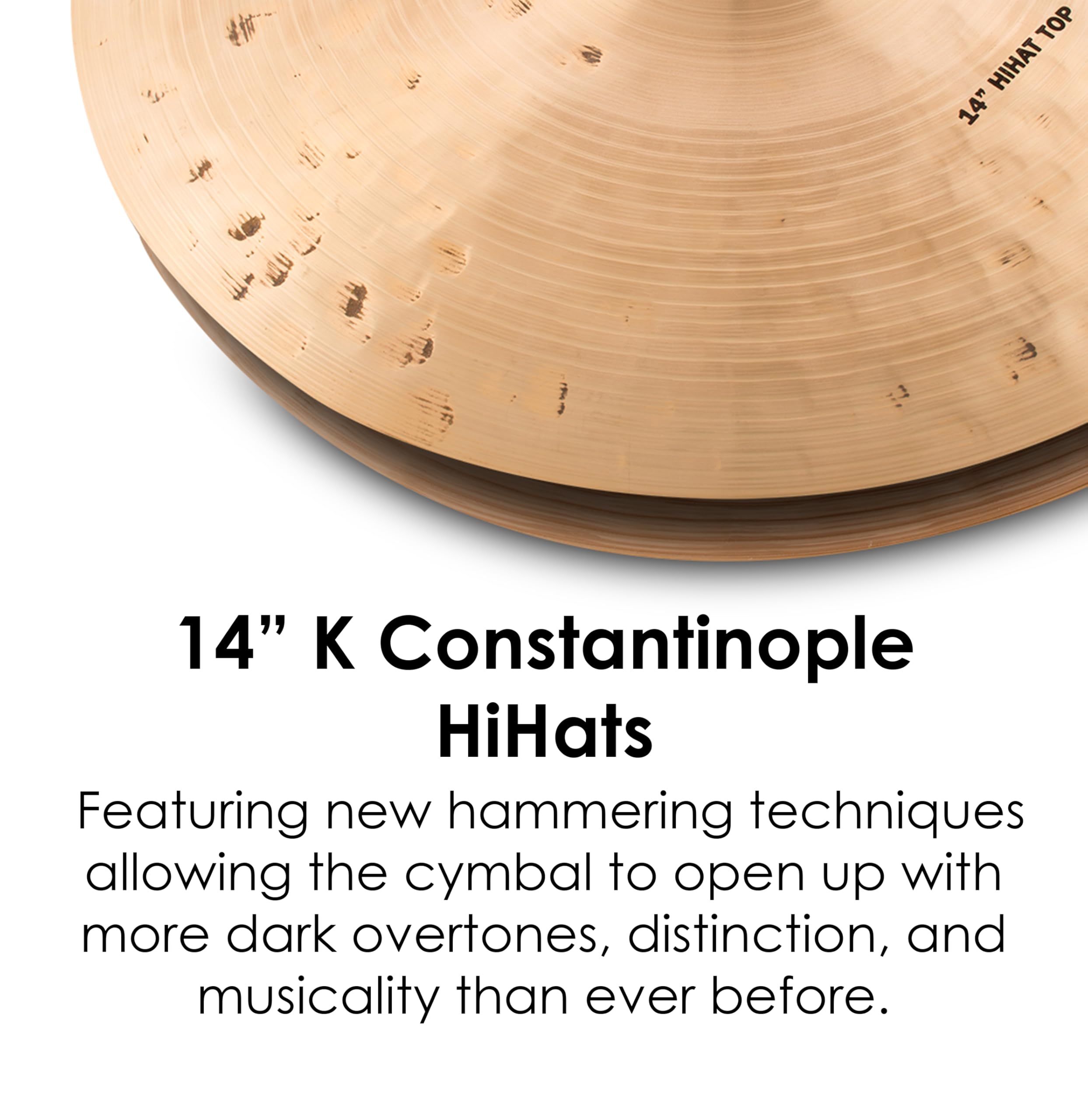 Zildjian K Constantinople Series - 14" Hi-Hat Cymbals - Pair
