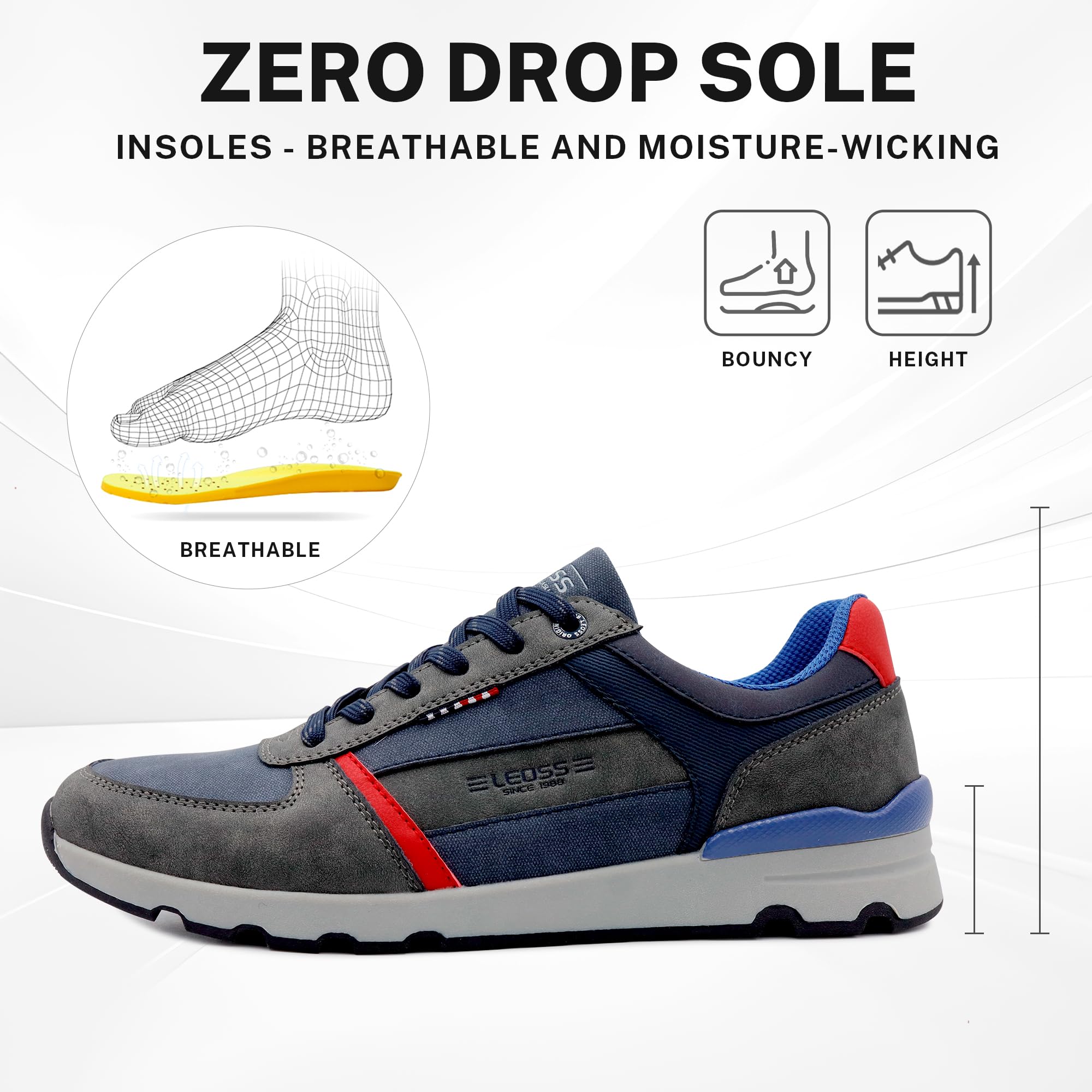 Uomo Sneakers Sportiva Leggere Sneakers Casual Traspiranti Sneakers