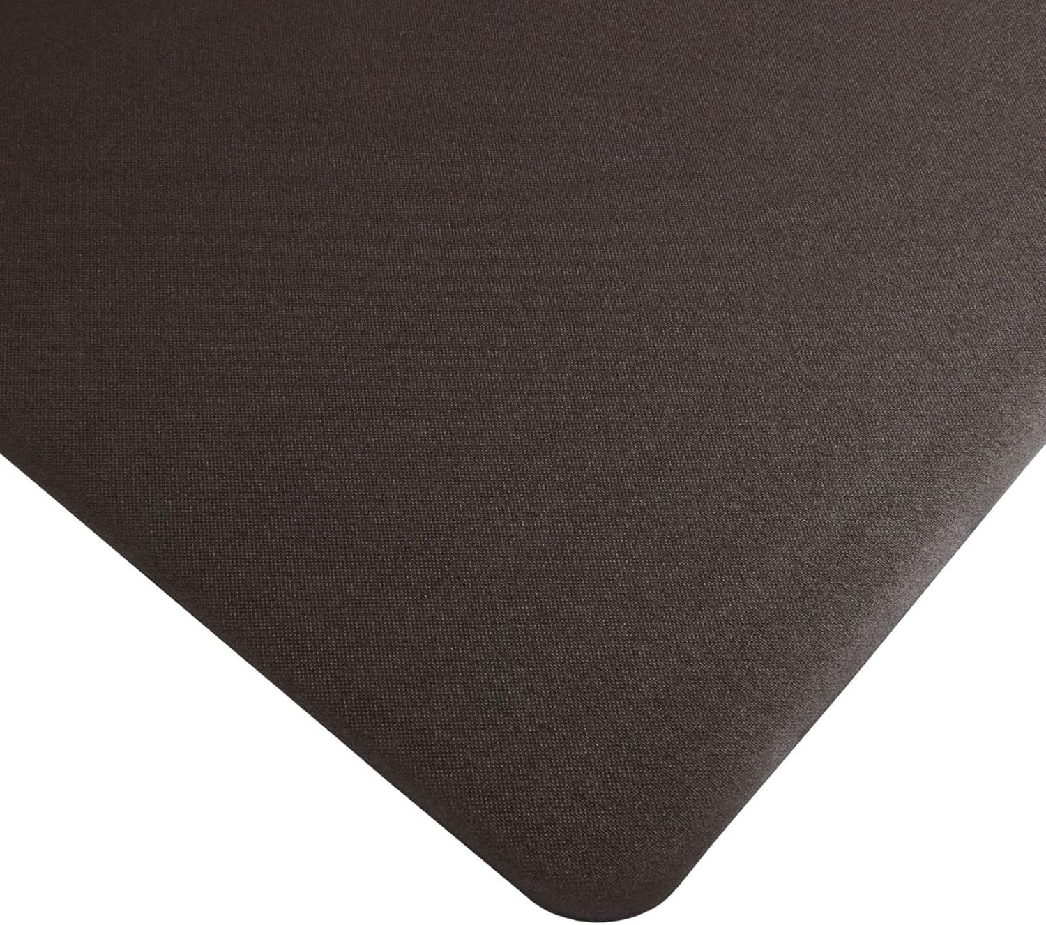 Home Dynamix Cat Cora Printed Embossed Gentle Step Buffalo Check French Country Kitchen Mat, Black/White, 19.6" x 39.3"