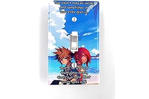 Kingdom Light Sora and Kairi Switch Covers