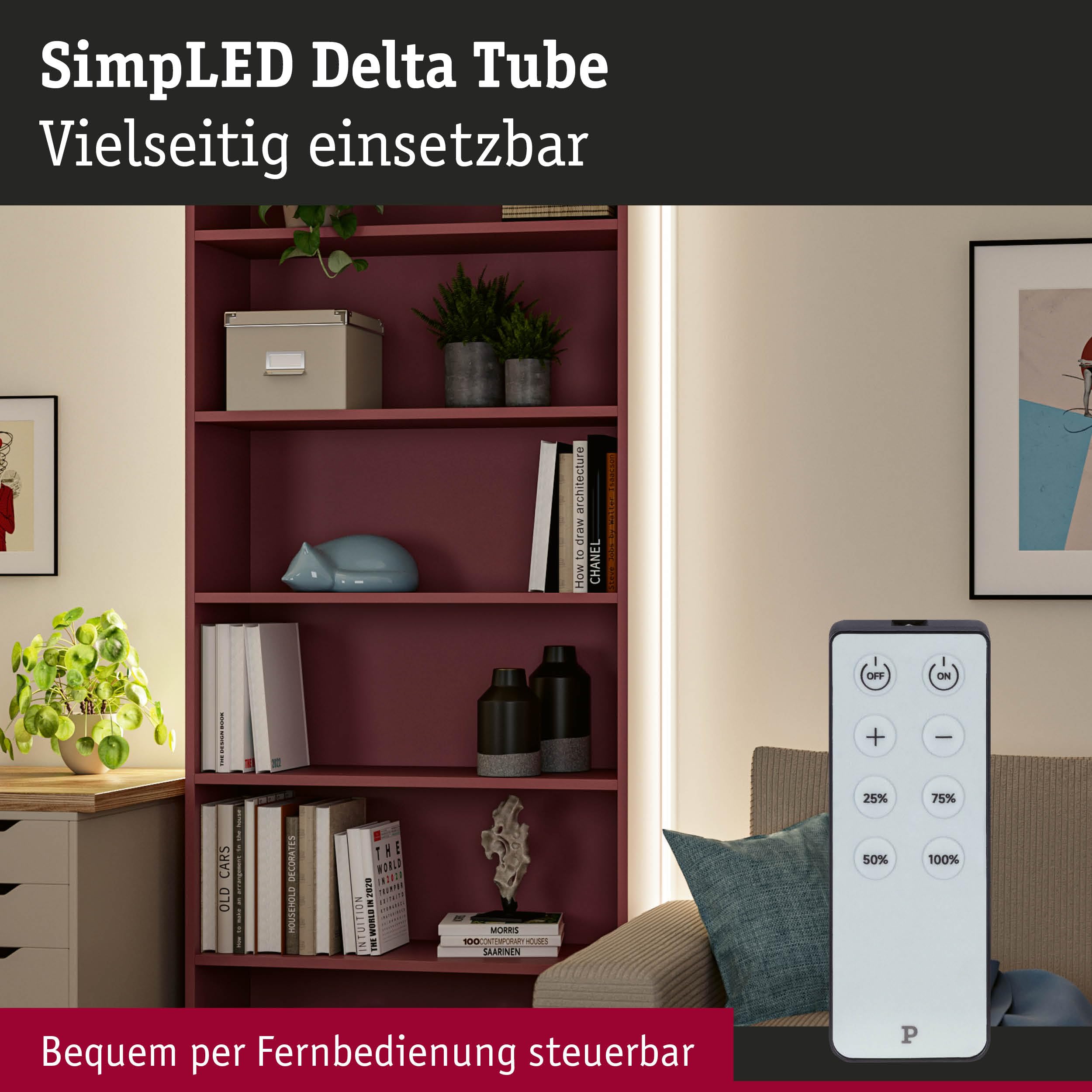 Paulmann SimpLED LED Strip Delta Komplettset 5m beschichtet 18W 660lm/m 3000K 79568