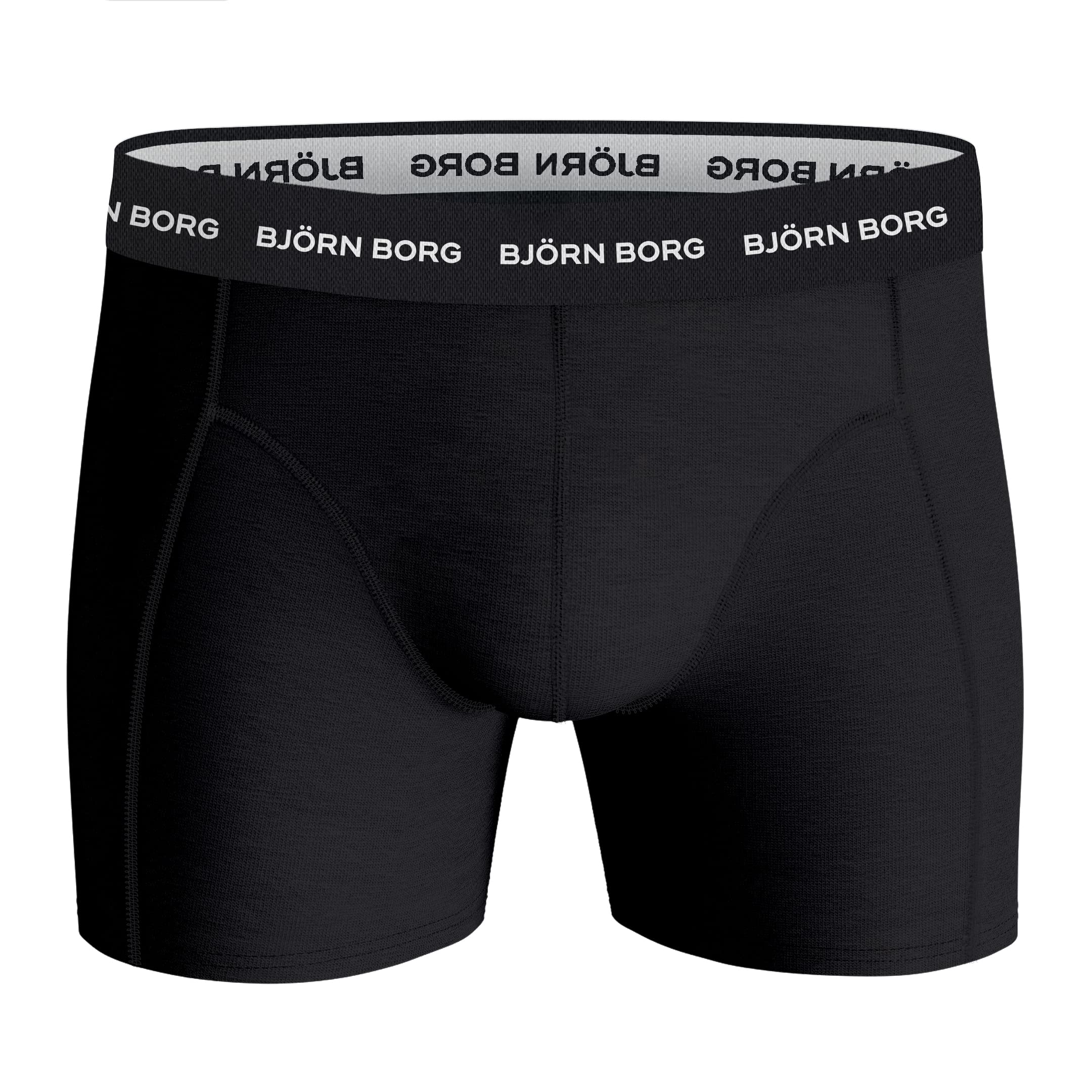 Björn Borg Herren Boxershorts 5er Pack - Pants, Cotton Stretch, Logobund