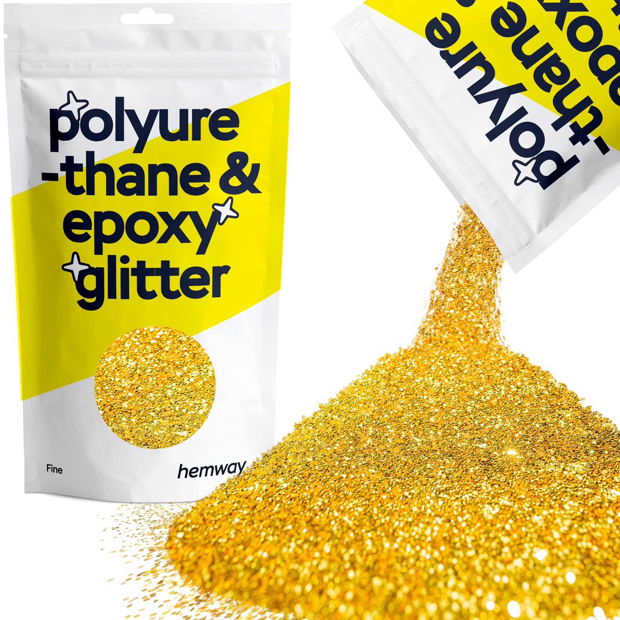 Hemway Resin Glitter Bronze Brown 100g Super Chunky | Polyurethane & Epoxy Glitter for Resin Crafts, Tumblers, Coasters, Floor & Table Art — view 38