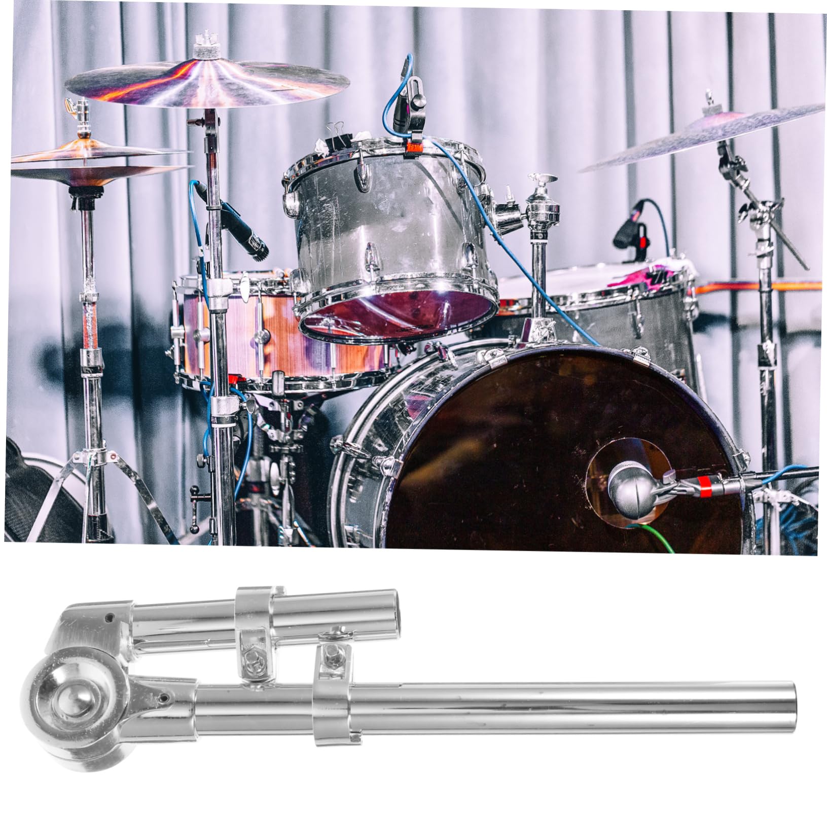Abaodam Soporte para Colgar el Tambo Soporte de Batería Montaje Escenario para Percusión para Instrumento de Percusión