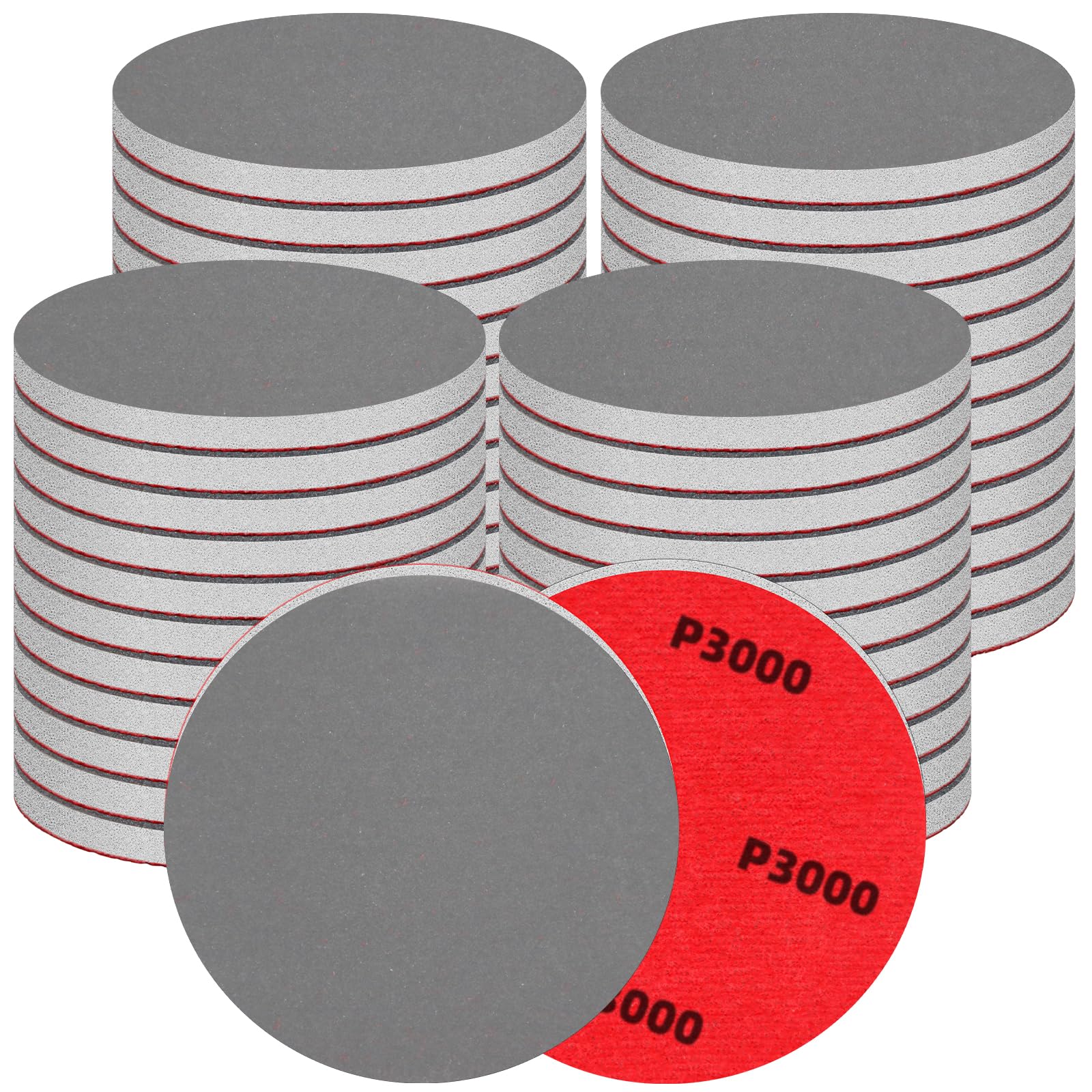 48 Pcs 75mm Sanding Sponge Set 3000 Grit Sanding Pads, Flexible Sandpaper Block Coarse and Fine, Foam Sanding Pads Washable and Reusable, Wet and Dry Sandpaper for Metal Wood Wall Polishing โ image 1