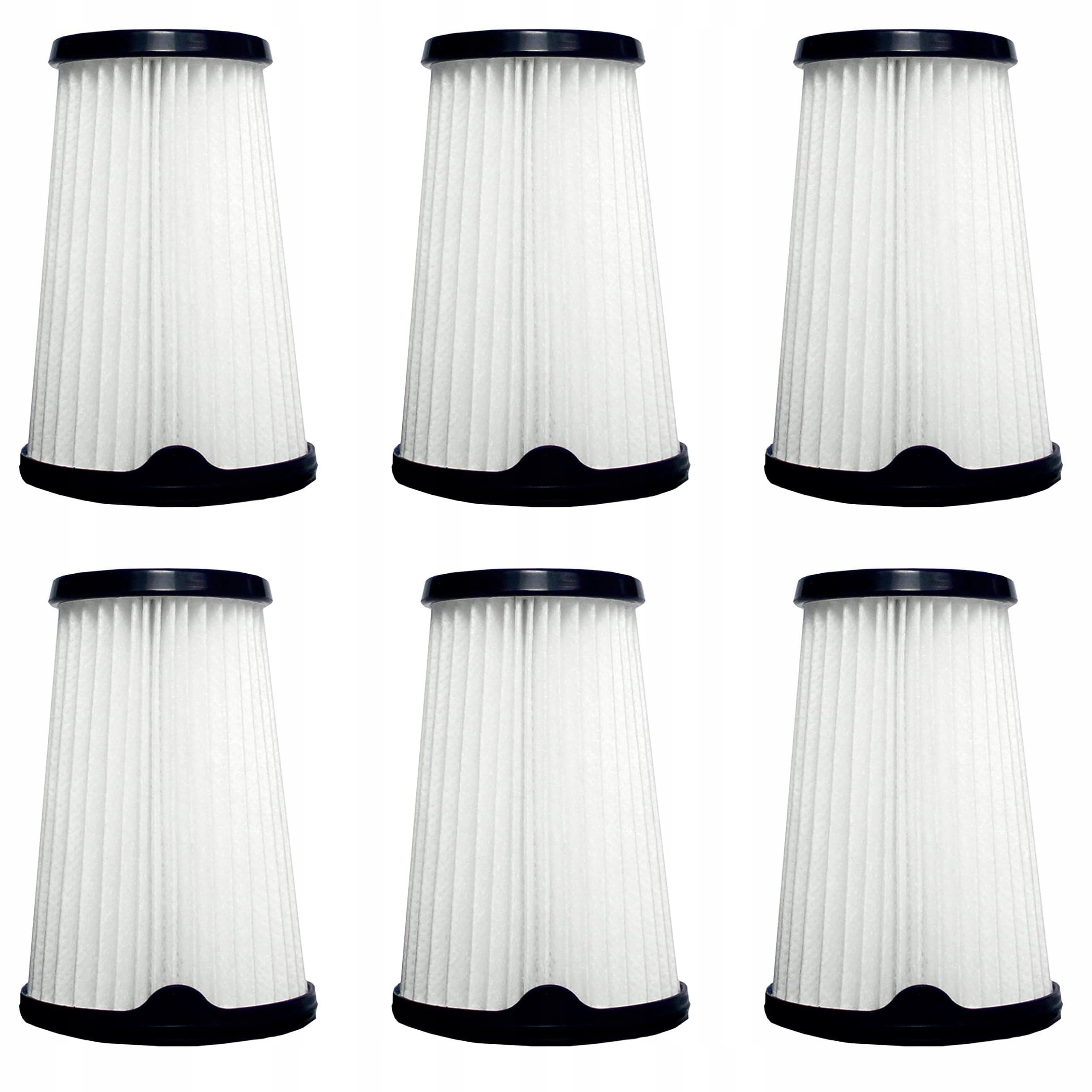 Lot de 6 filtres de rechange compatibles avec Electrolux EF150, pièce de rechange sur mesure, accessoires pour nettoyage et entretien