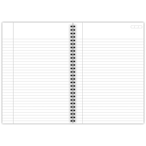 Miniatura 7 de Cambridge Cuaderno limitado, paquete de 6 cuadernos negros, con rayas legales, cuaderno profesional de negocios, 80 hojas, diario de oficina en