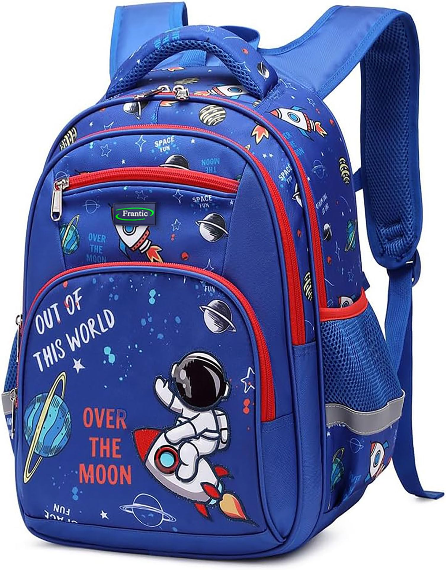 frantic Waterproof Polyester 26 L School Backpack School Bag Daypack Picnic Bag For Boys & Girl(Parent_4Zipper)-picture-16