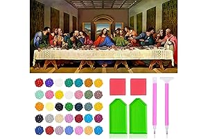 Immerse Yourself in the Masterpiece: 5D Diamond Painting 'The Last Supper'