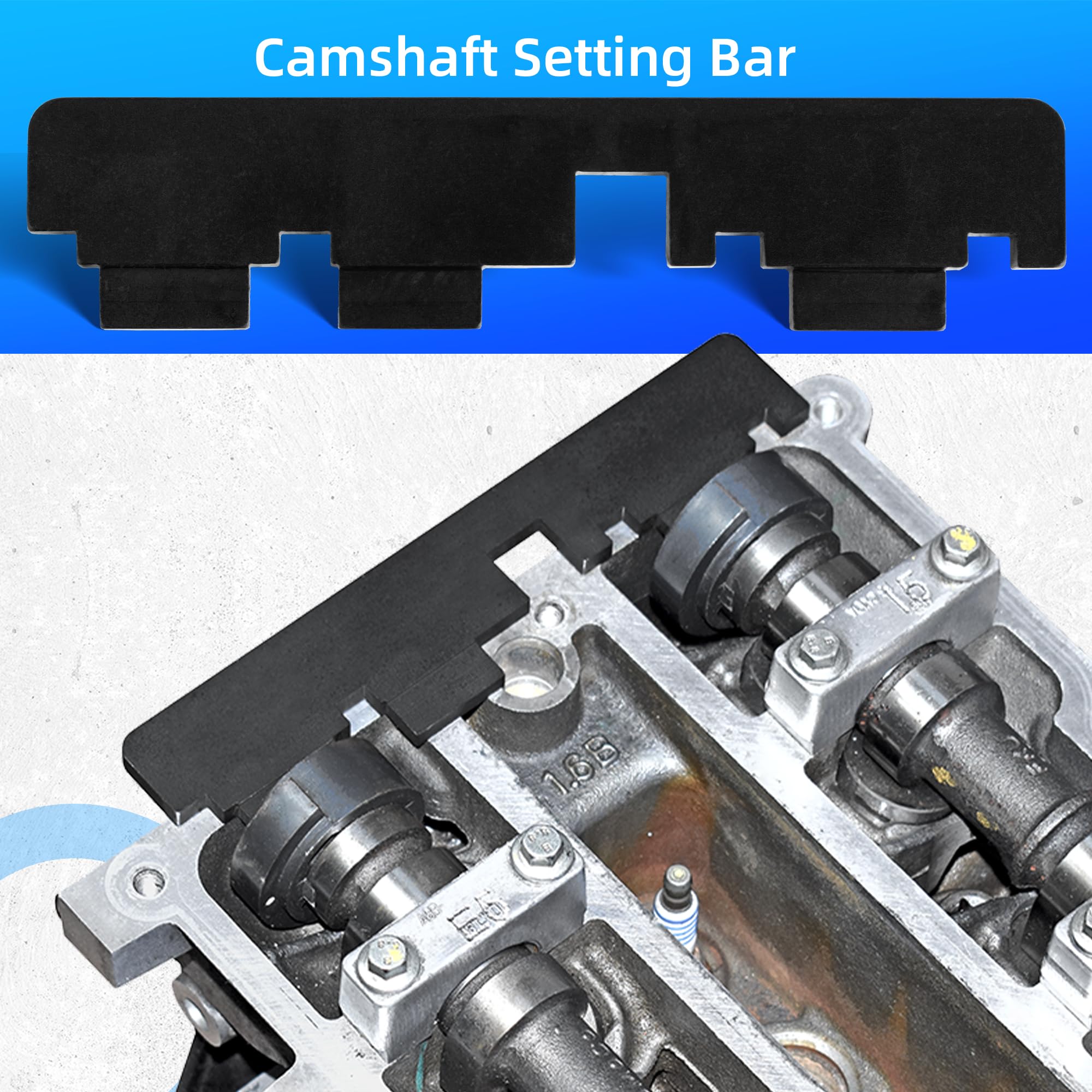 18 Piezas Kit de Herramientas de Sincronización de Motor,Herramienta de Bloqueo del Volante del árbol de Levas Compatible con Ford Mazda 1.4 1.6 1.8 2.0 Di/TDCi/TDDi ECOBOOST 1.6 Ti-VCT 1.5 1.6