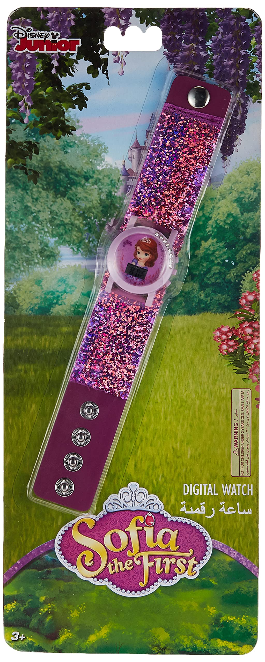 Disney Sofia Girls Shinning Sequence Digital Dial Wristwatch - TCWSD03 Sofia