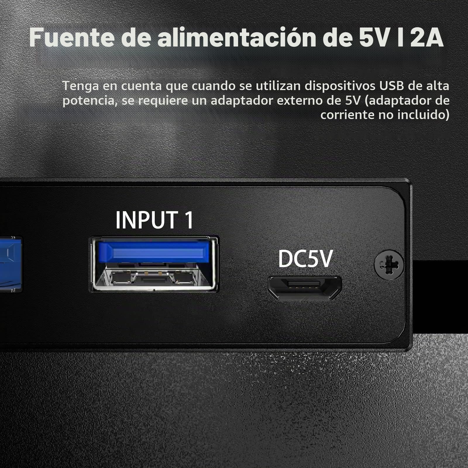 USB Switch 4 Puertos, 5Gbps USB3.0 Switch 4 Computadoras que Comparten 4 Dispositivos,Conmutador USB para Escáner de Impresora de Teclado y Ratón,con Control Remoto Cableado y 4 Cables