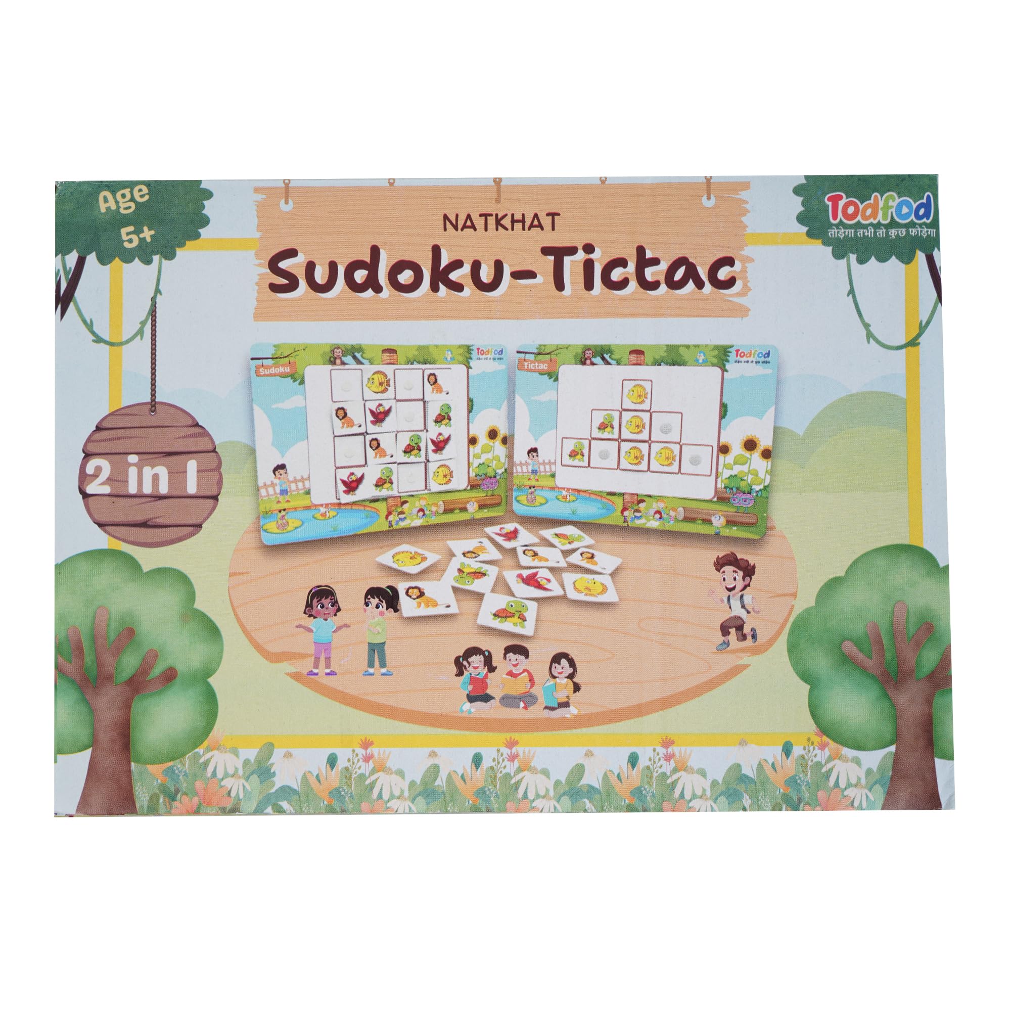 Children’s Sudoku (2 in 1) Game Puzzles |Brain Activity Toy for Children Ages 5 to 8 - Image 2 thumbnail