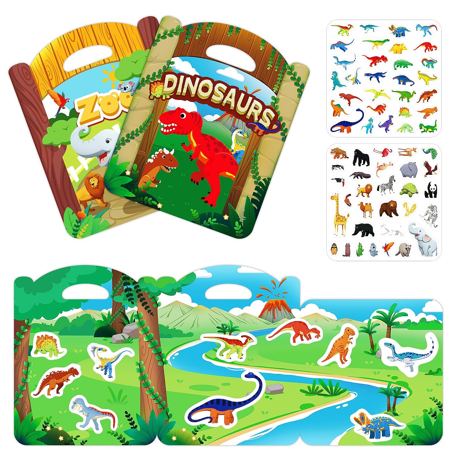 Sticker Books For Kids 60pcs Reusable Jelly Stickers For Kids Toddlers Sticker books for kids 60pcs reusable jelly stickers for kids toddlers
