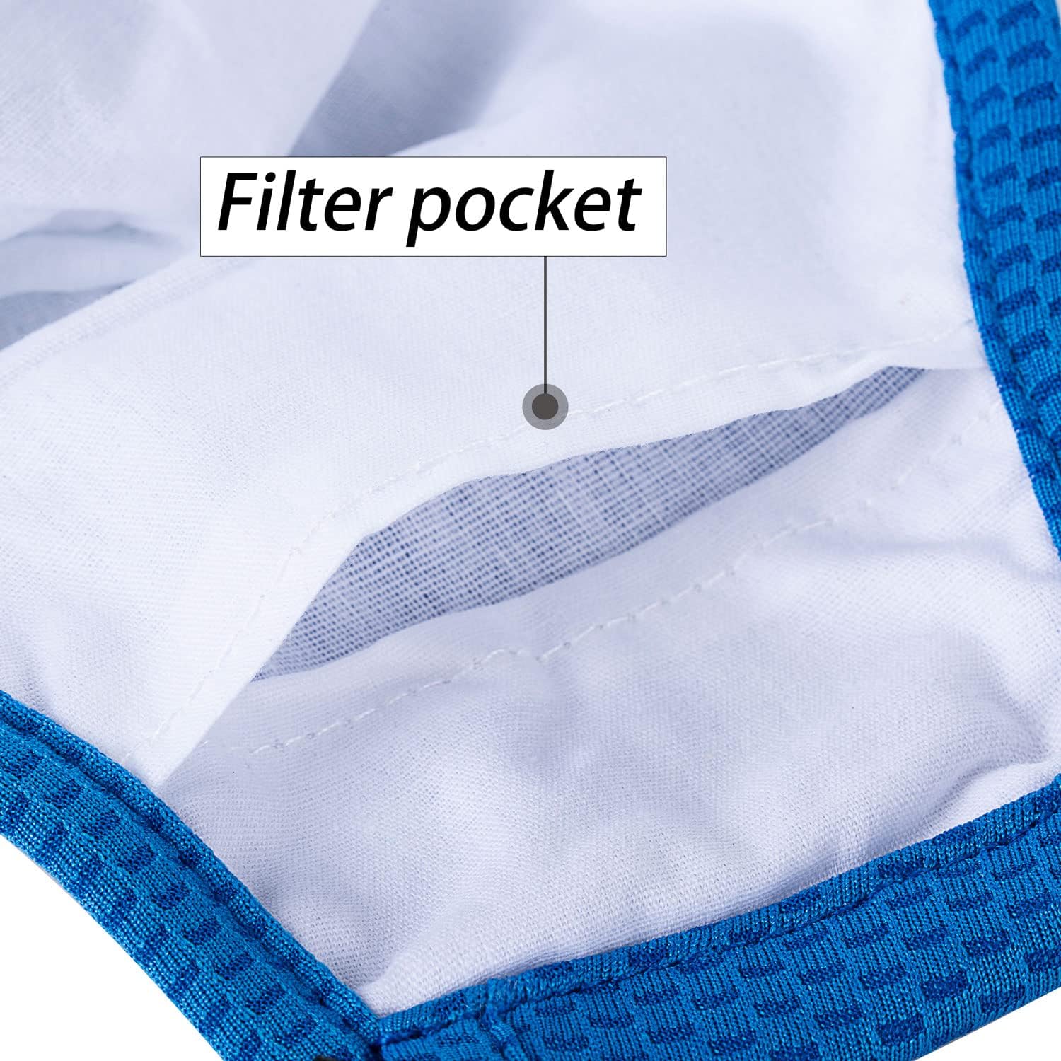Cloth Face Masks Reusable Washable Adjustable Cotton Face Mask for Women Men/6PC