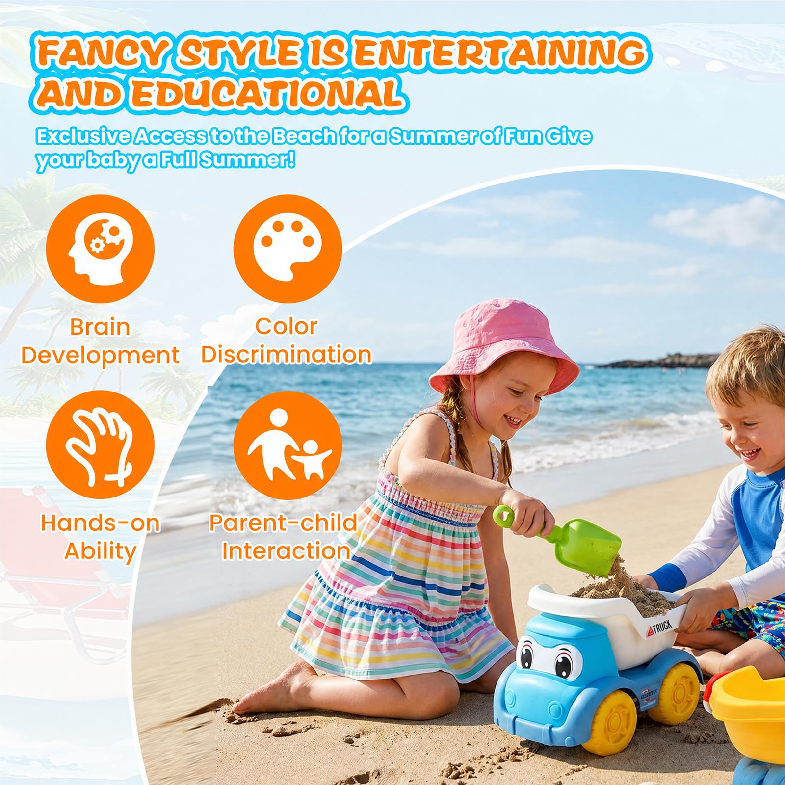 Sandspielzeug, 30 Pcs Sandkasten Spielzeug, Sandspielzeug ab 1 2 3 4 5 6 7 Jahr, Strandspielzeug Kinder Mädchen Jungen, Strand Sandspielzeug Set Sandschaufel, Wassereimer, Sandformen, Netzbeutel