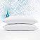 Serta Power Chill Cooling Pillow Protectors, Stain Resistant and Zippered Pillow Protector, Protects Pillow from Dust and Dir