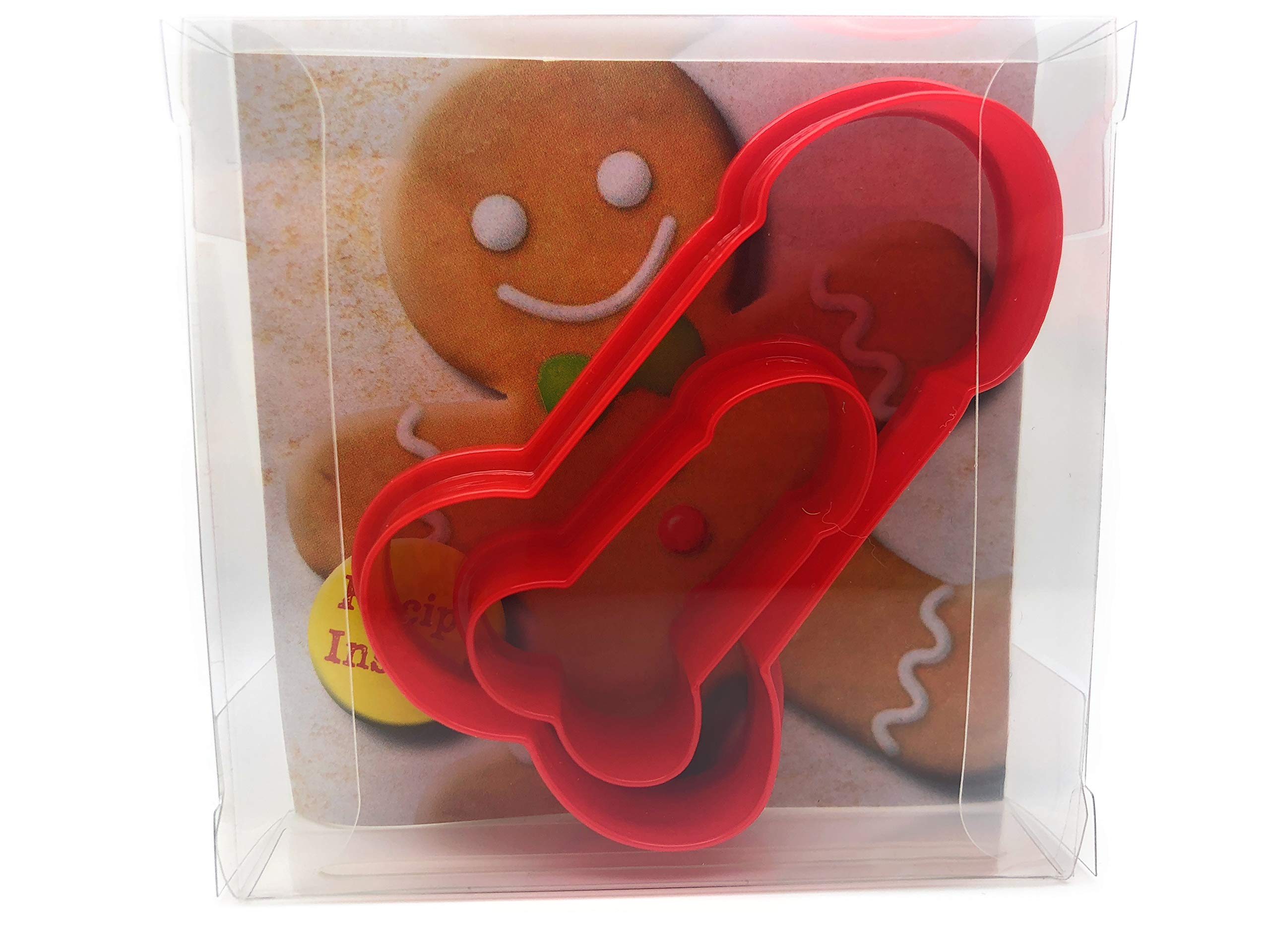 Goggly Penis/Willy Cookie Cutter Set Of 2, Biscuit, Pastry, Fondant Clay Cutter Hen Do